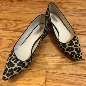 Cole Haan Calf Hair Leopard Flats
